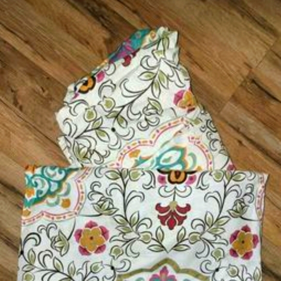 Custom made curtains and twin size bed skirt set - Picture 2 of 2